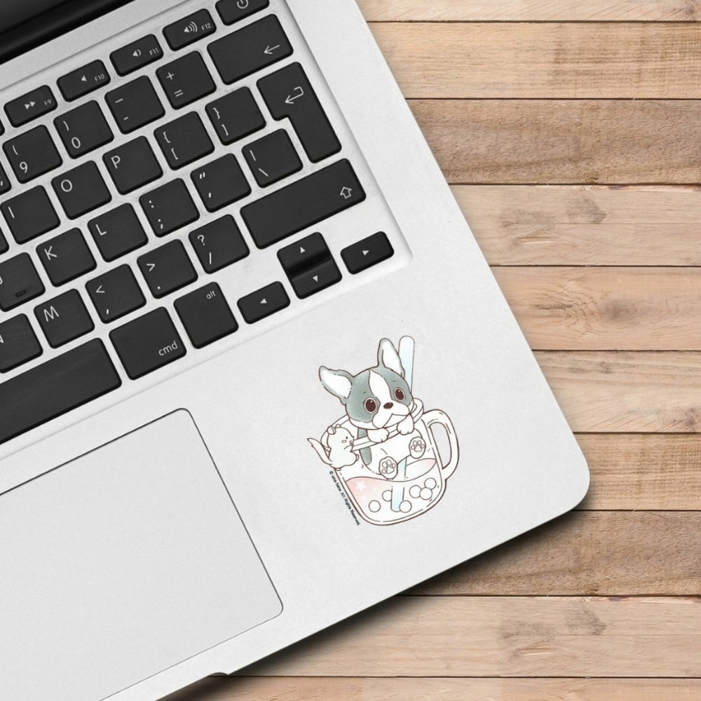 Waterproof Boba Frenchie Sticker Decal Die Cut - Picture 3 of 7